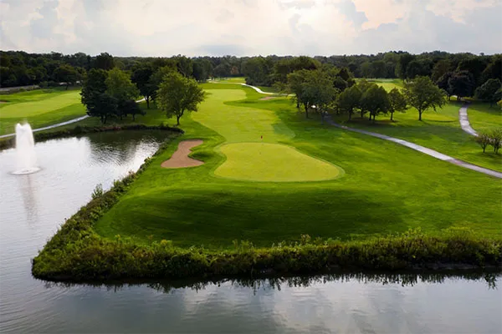 Pond at the golf course